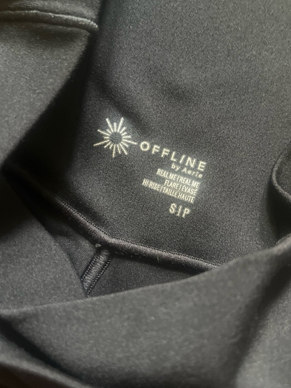 aerie Offline High-Rise Leggings in Black